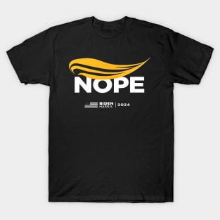 Trump Nope Biden Harris 2024 Election T-Shirt